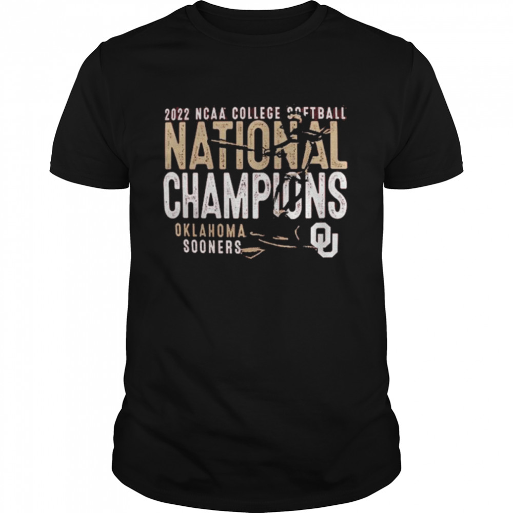 Oklahoma Sooners 2022 Ncaa Softball College World Series Champions Swing T-Shirt