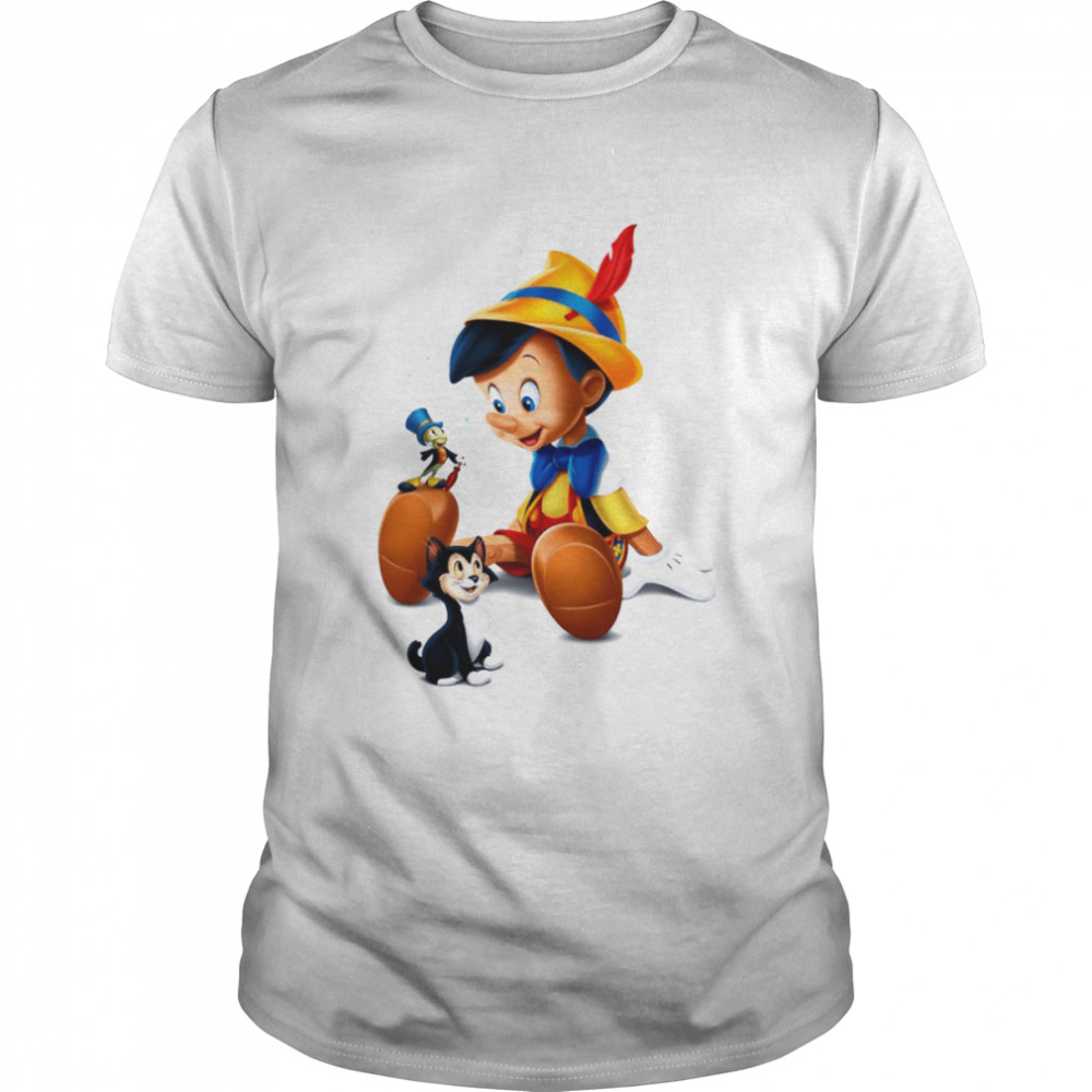 2021 Geppetto Collodi Stop Motion Cricket Guillermo Del Toro C Pinocchio Disney shirt