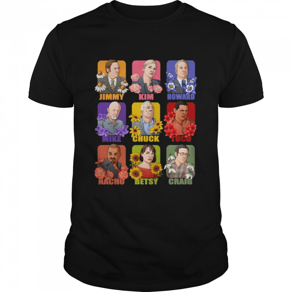 All Characters Better Call Saul Breaking Bad shirt
