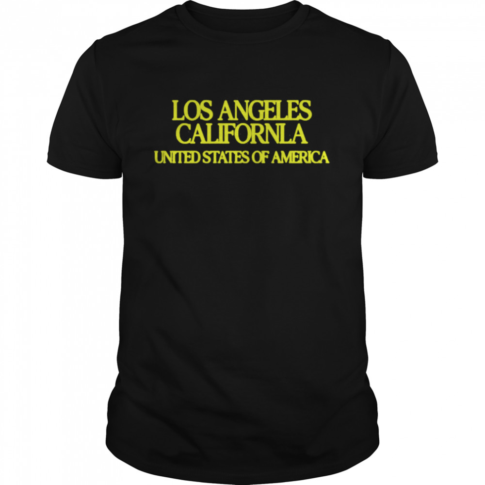 Los Angeles California United States Of America shirt