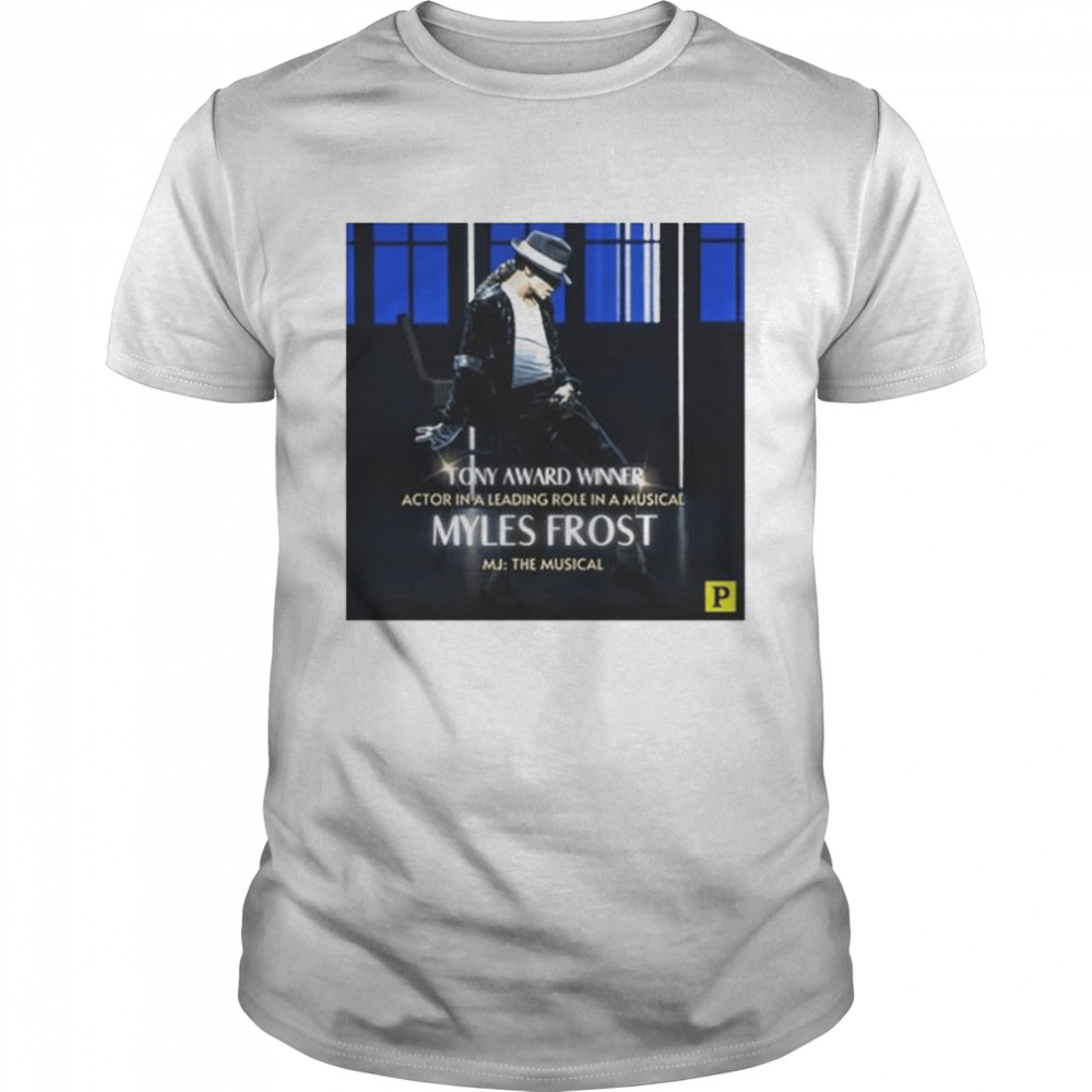 Myles Frost Tony Award Winner Actor In A Leading Role In A Musical shirt Classic Men's T-shirt