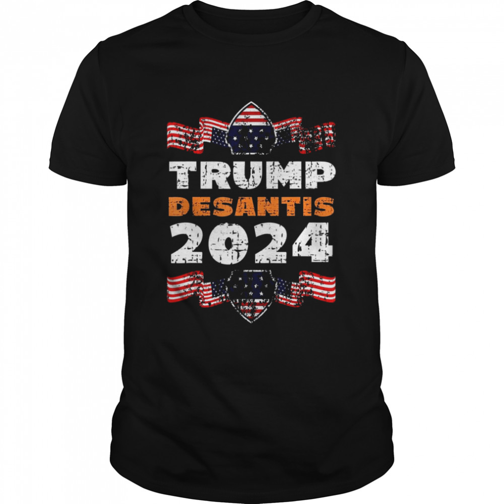 Trump DeSantis 2024 Perfect Republican Florida Election US  Classic Men's T-shirt