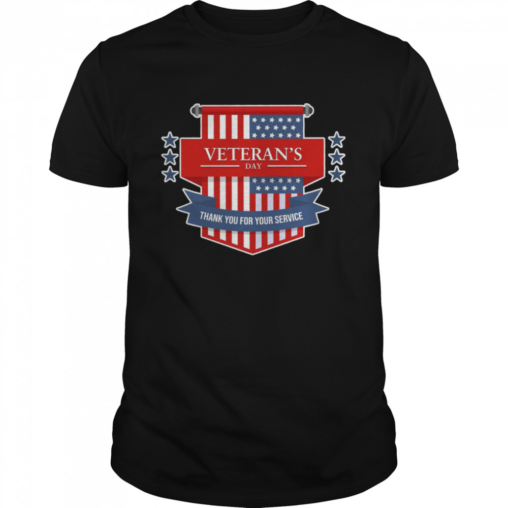Usa Flag Veterans Day For Veterans Heroes shirt Classic Men's T-shirt