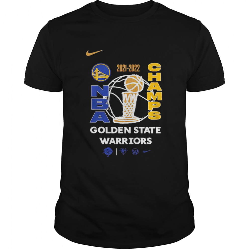 Golden State Warriors Nike 2021 2022 NBA Finals Champions Locker Room T- Classic Men's T-shirt
