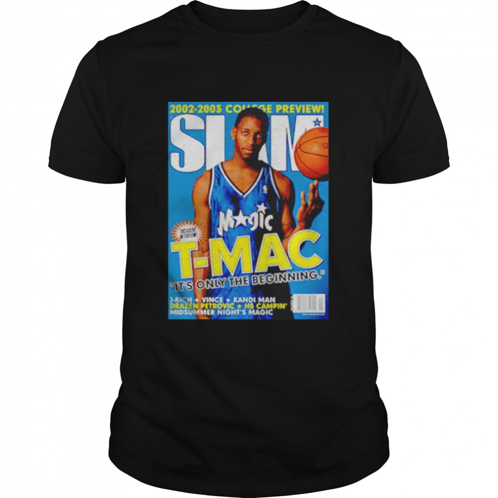 Slam Cover Tracy Mcgrady 2022 shirt Classic Men's T-shirt