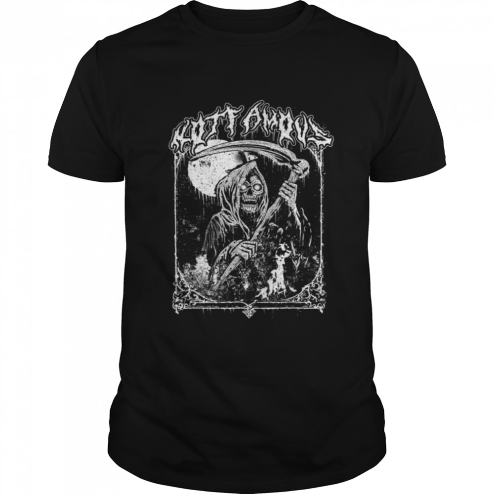 Alternative Edgy Goth Women - Grunge Death Metal Grim Reaper T-Shirt B09J79GV7B