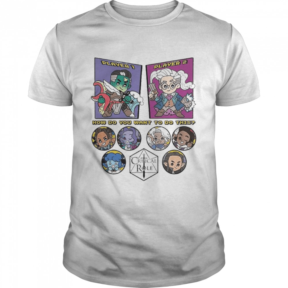 Critical Role Character Select shirt
