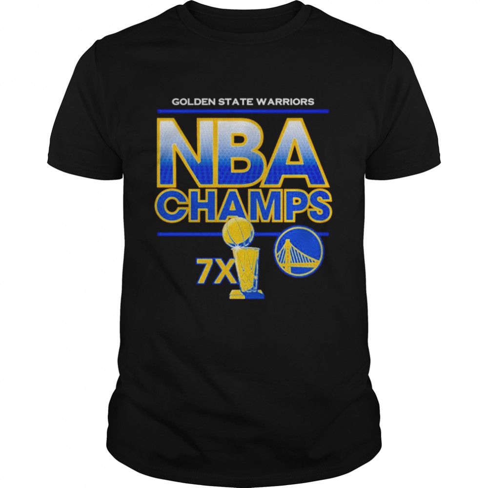 Golden State Warriors NBA Champs 7X shirt