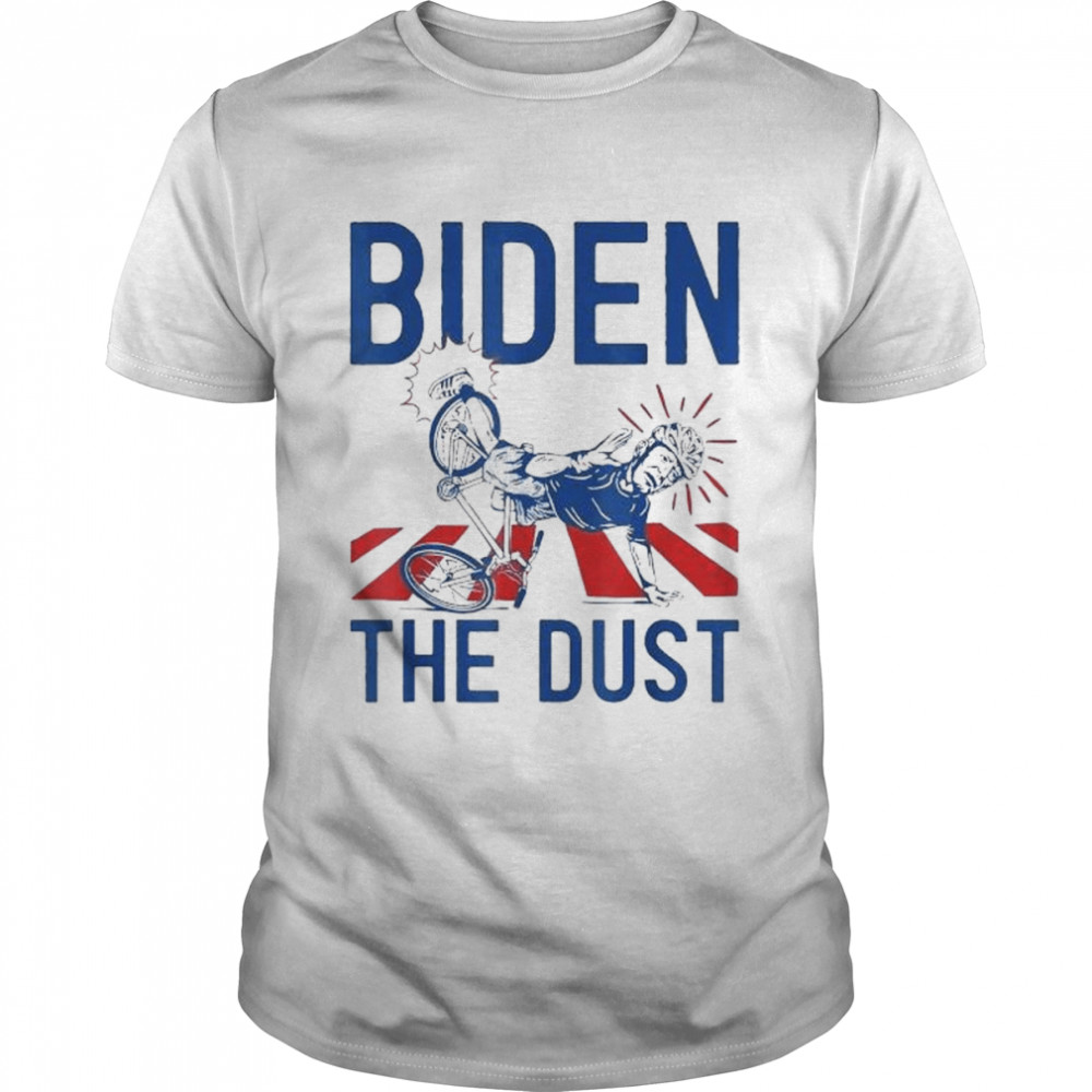 Joe Biden Falling Off His Bicycle Biden Falls Off Bike Meme T- Classic Men's T-shirt