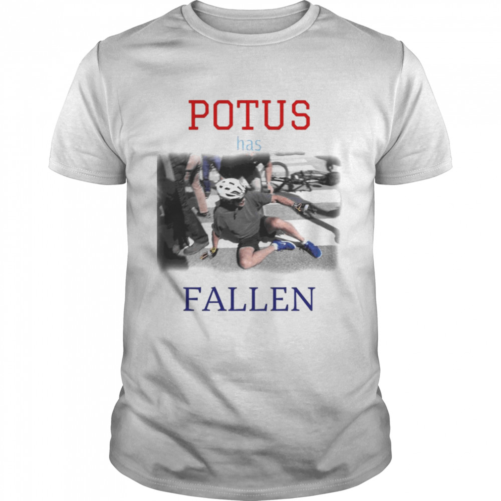 Joe Biden POTUS has FALLEN Fitted T-Shirt