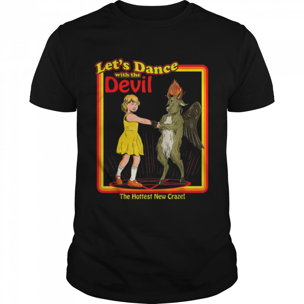 Witchcraft Let's Dance with the Devil Baphomet Satanic Funny T-Shirt B09YMVBD34