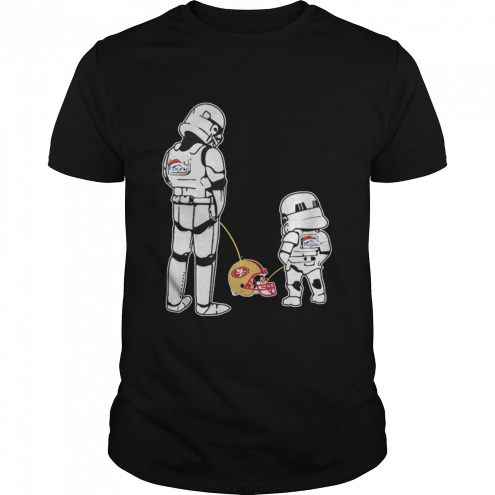 Denver Broncos Father Child Stormtroopers Piss On You Shirt