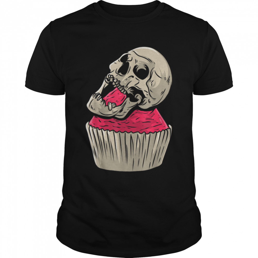 Kawaii Gothic Cupcake Pentagram Baking Pastry Chef Baker T-Shirt B0B2KVZ981