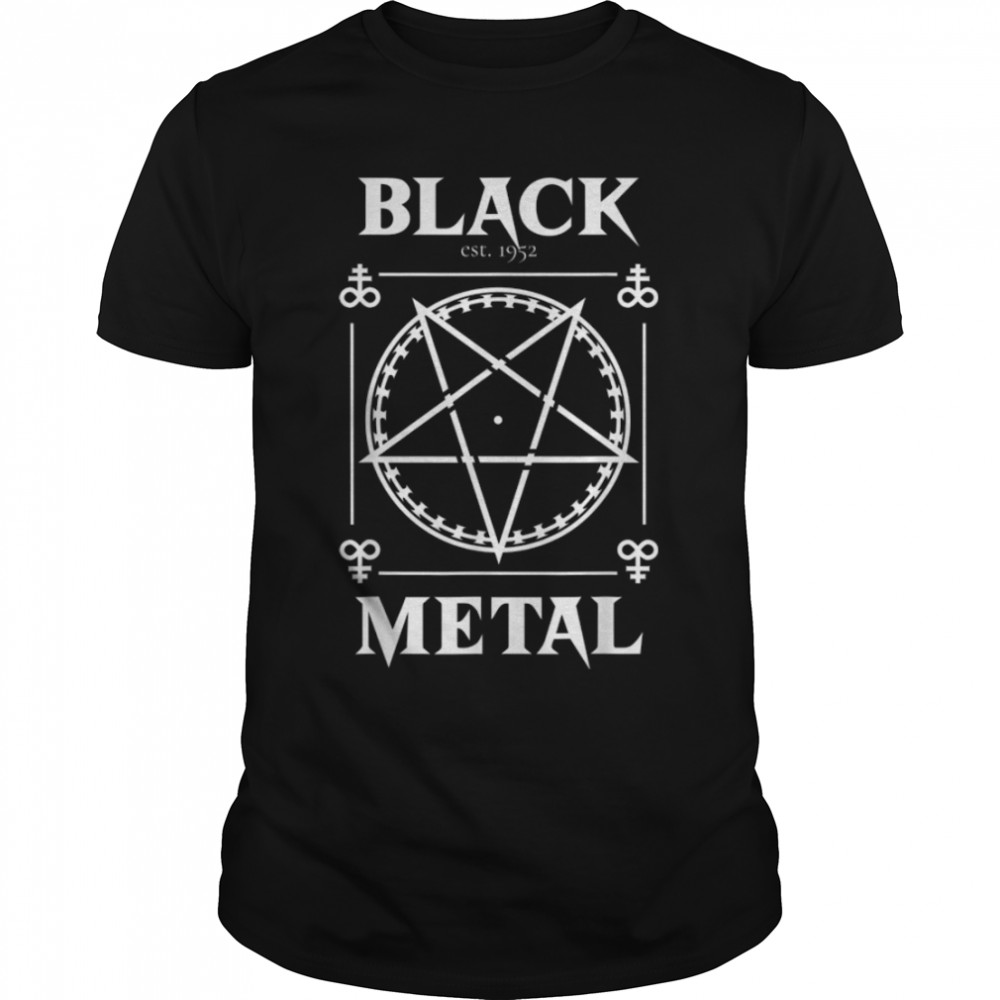 Mens 70th Birthday Death Metal 1992 Gift Pentagram T- B09XXY67XM Classic Men's T-shirt