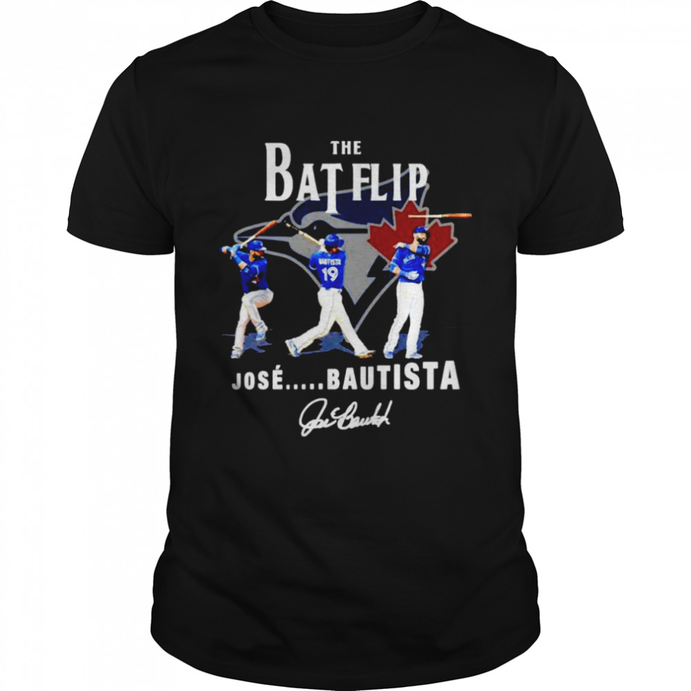 Toronto Blue Jays The Bat Flip Jose Bautista signature shirt