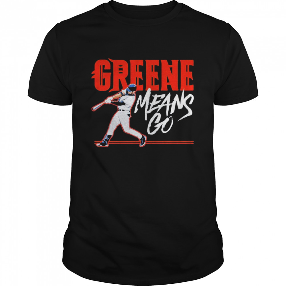 Detroit Tigers Riley Greene Means Go T-Shirt