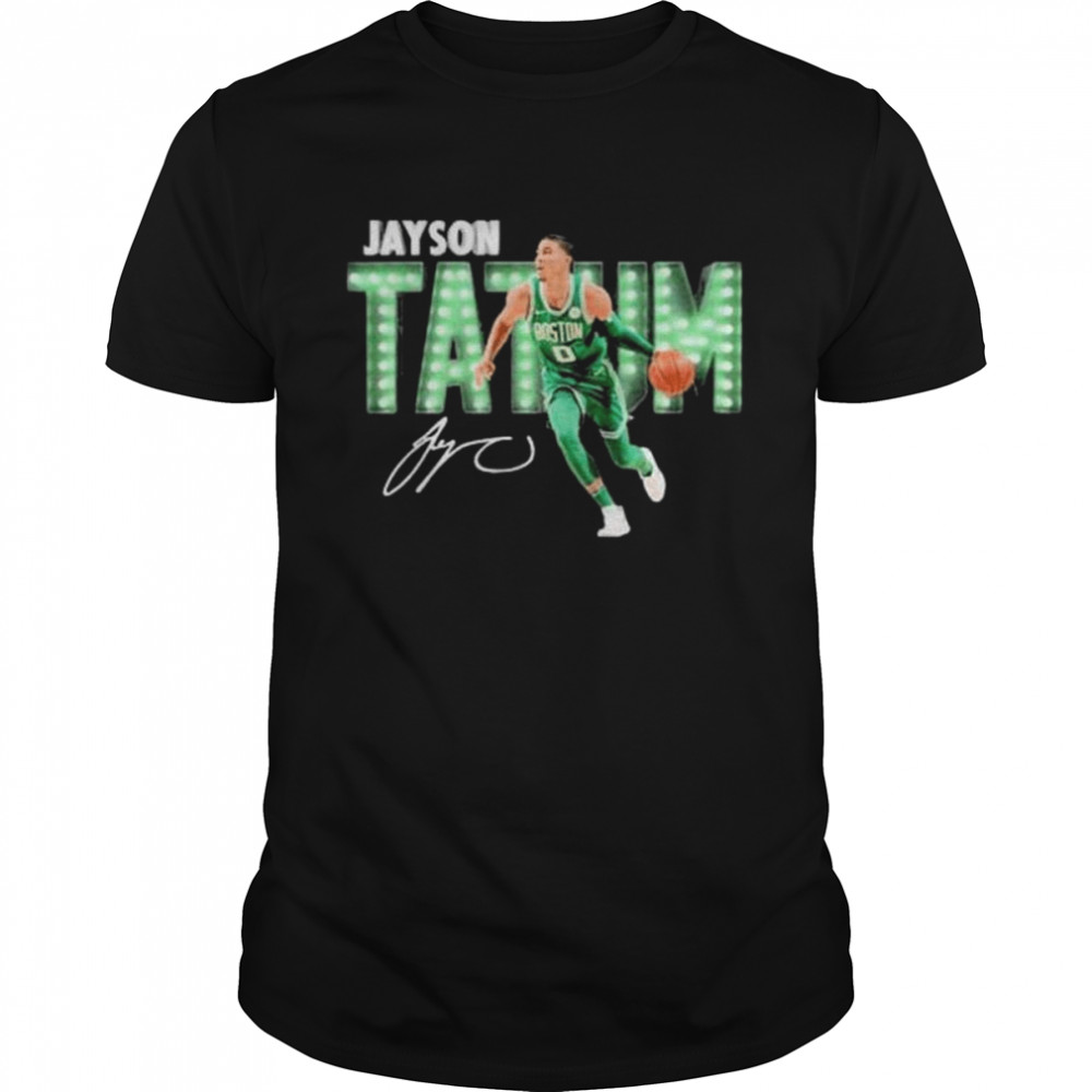 Jayson tatum nba finals mvp boston celtics signature shirt