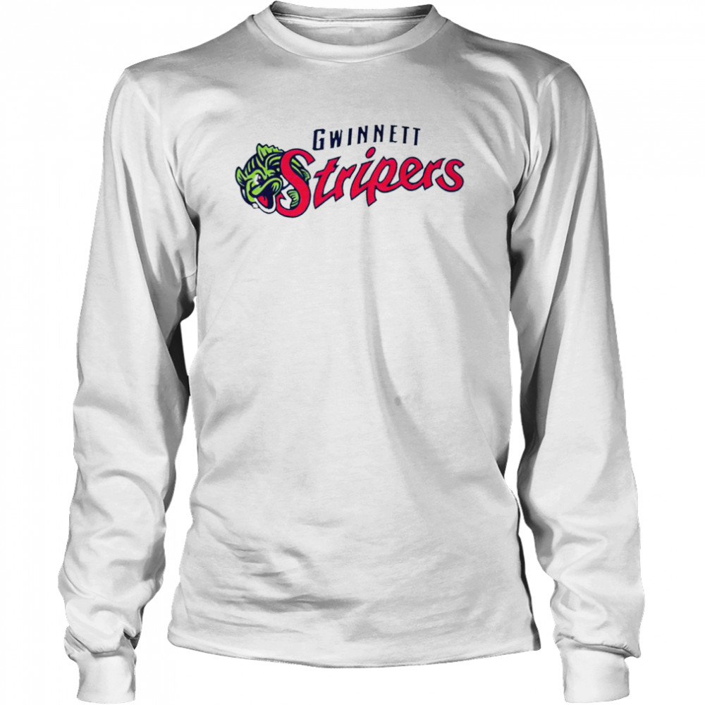 Gwinnett Stripers 2022 logo T-shirt Long Sleeved T-shirt