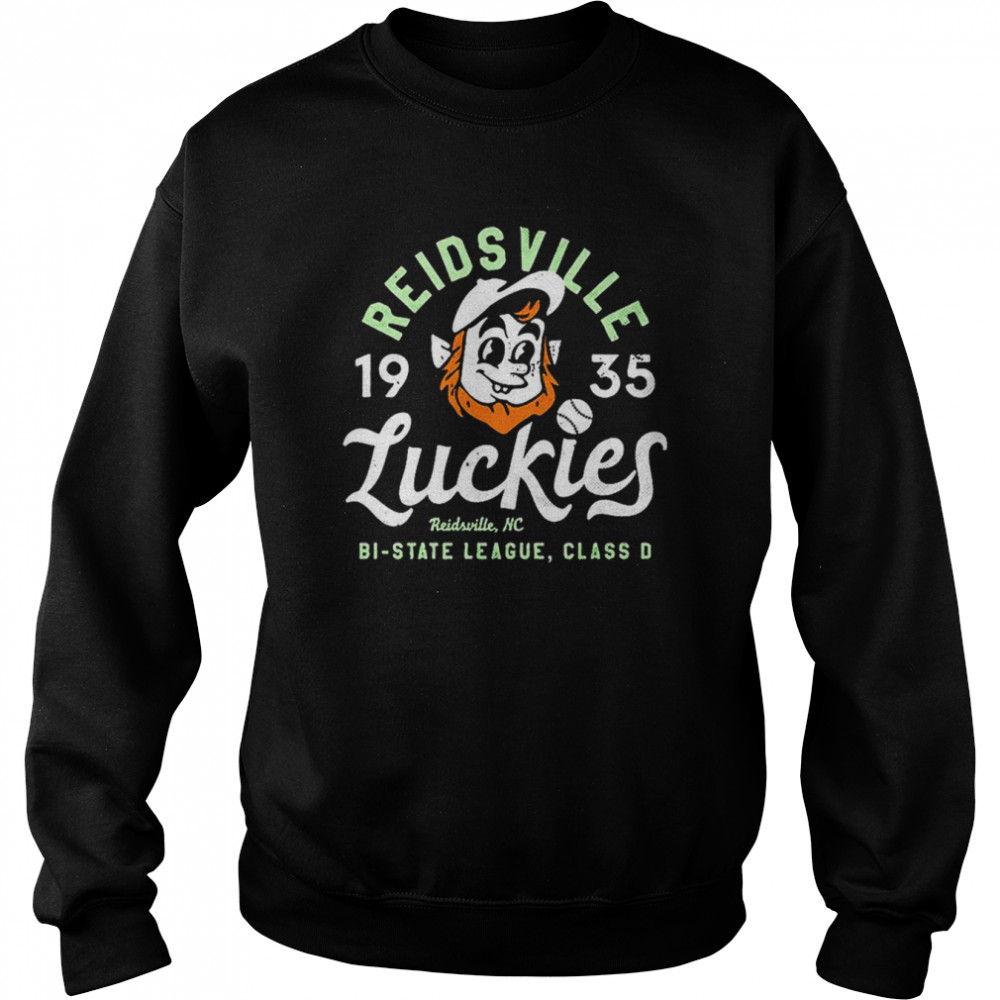 Reidsville Luckies North Carolina Vintage Minor League Baseball T- Unisex Sweatshirt