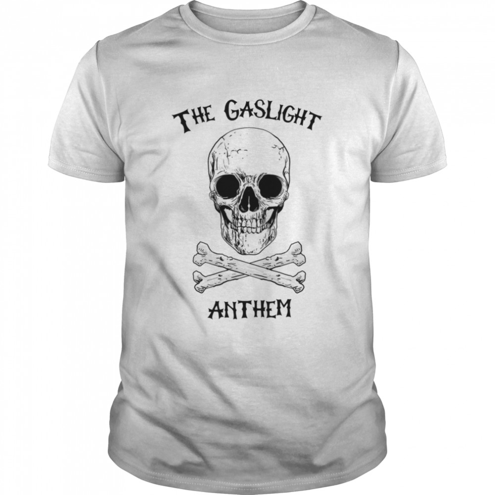 Skull With Bones Design The Gaslight Anthem shirt Classic Men's T-shirt