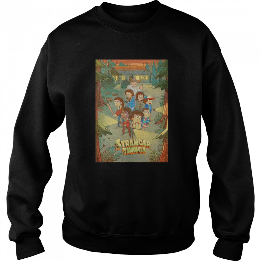 Stranger Things and Gravity Falls shirt Unisex Sweatshirt