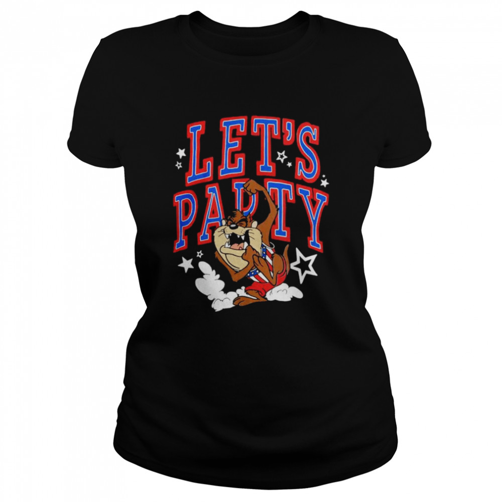 Taz Usa Let’s Party shirt Classic Women's T-shirt
