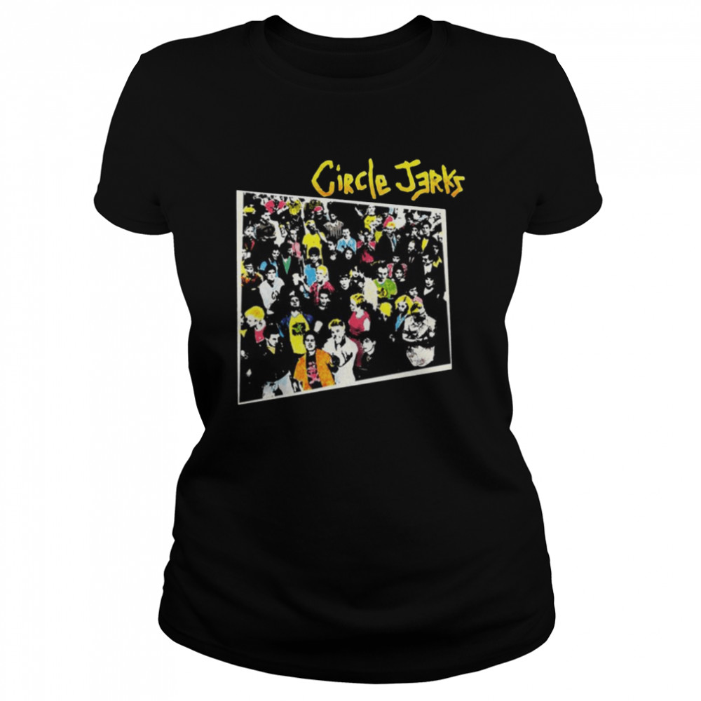 Vintage Design Circle Jerks Rock Band shirt Classic Women's T-shirt