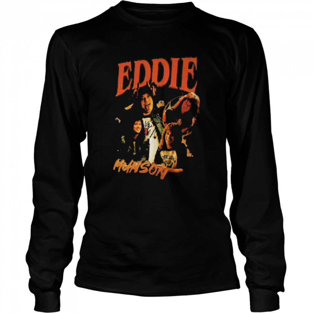 Vintage Eddie Munson T- Long Sleeved T-shirt