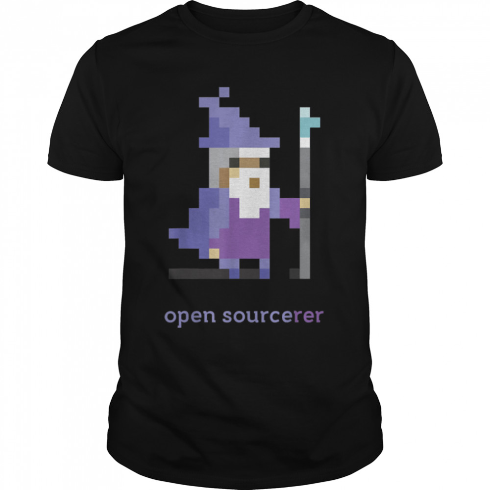 8 bit Open Sources Sorcerer T- B09TJY7KHP Classic Men's T-shirt