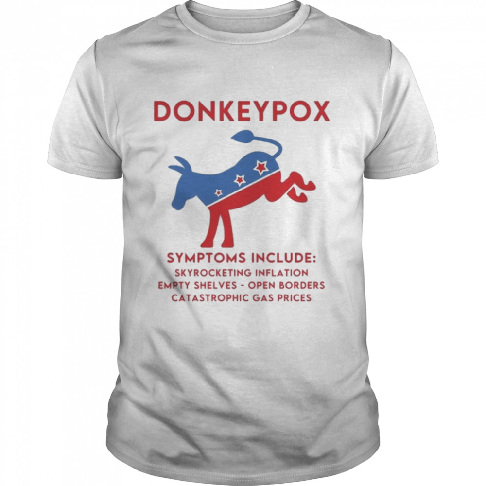 Conservative Republican Anti Biden Donkeypox Ladies Missy Fit  Classic Men's T-shirt