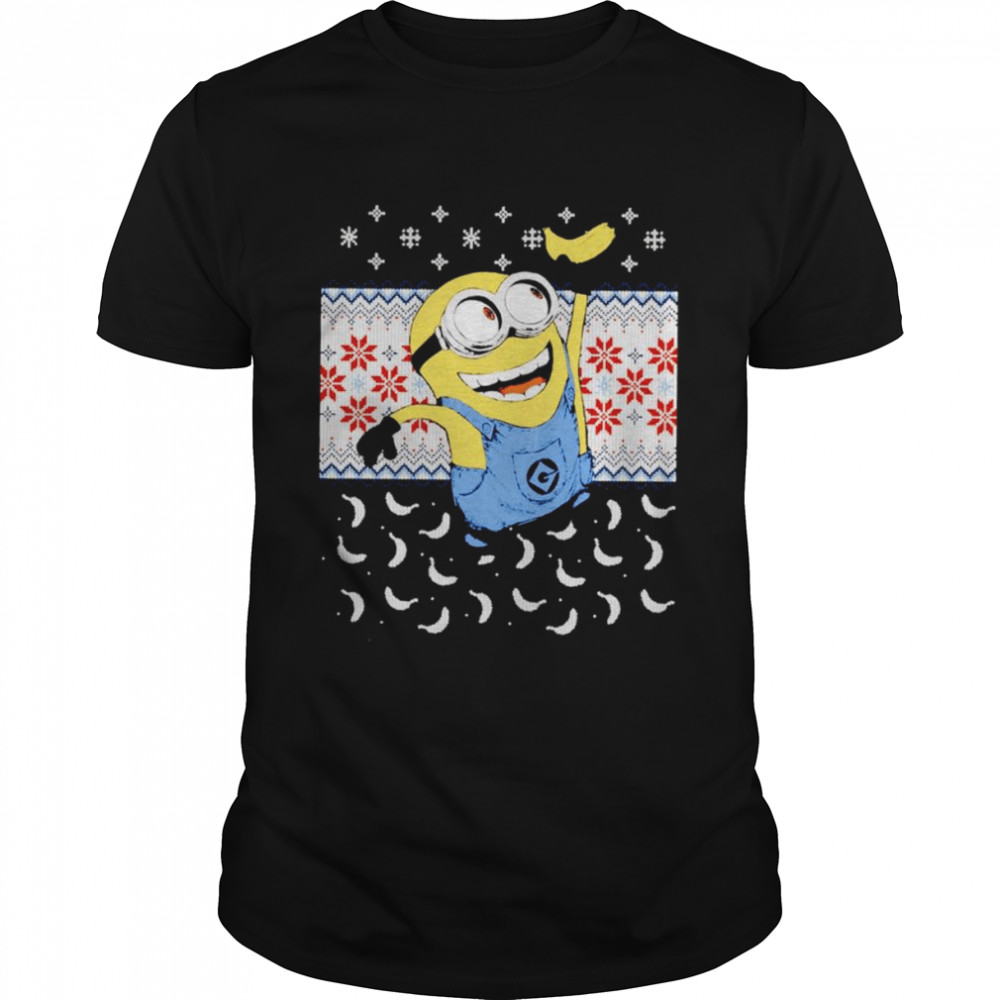 Despicable Me Minion Banana New Year Christmas shirt Classic Men's T-shirt