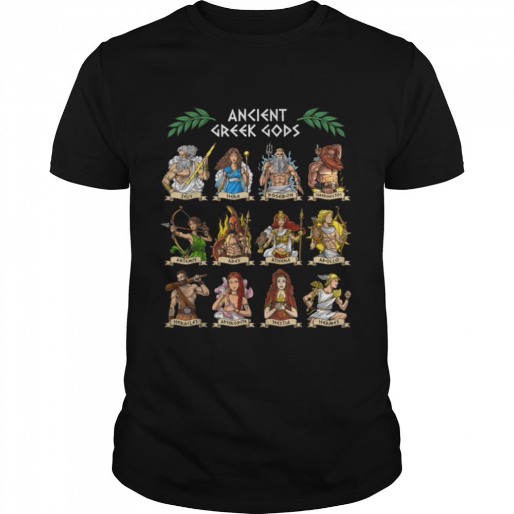 Greek Mythology Gods Ancient Greece T-Shirt B08Z4XM75F