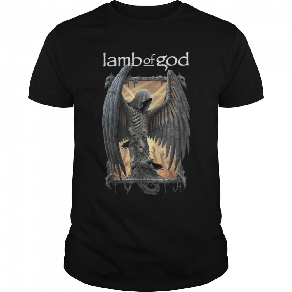 Lamb of God – Winged Death T-Shirt B09H9H1QXK