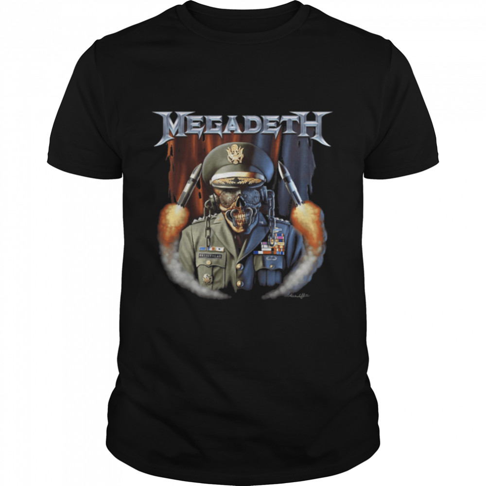 Megadeth - General Vic Missiles T-Shirt B09ZHH5HJ6