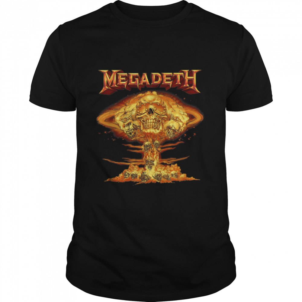 Megadeth – Mushroom Cloud Vic Glow T-Shirt B09JHYHP3W