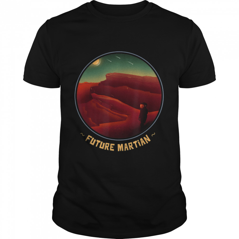 Occupy Mars Future Martian Explorer Rocket To Outer Space T- B09Z8PBKY7 Classic Men's T-shirt