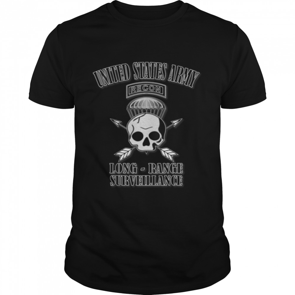 US Army Long-Range Surveillance (Back Design) T- B09M7KQ5CR Classic Men's T-shirt