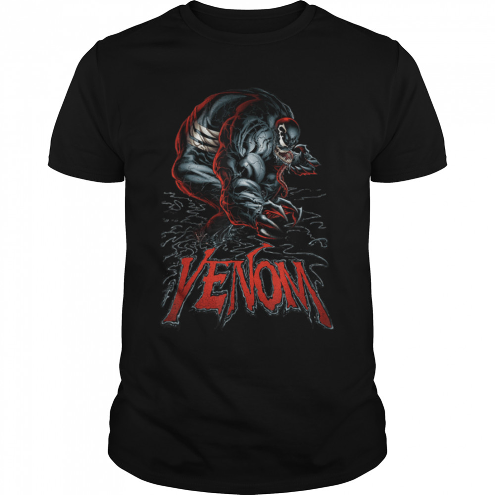 Venom Epic Symbiote Red Logo Character Intro T- B07KWLL318 Classic Men's T-shirt