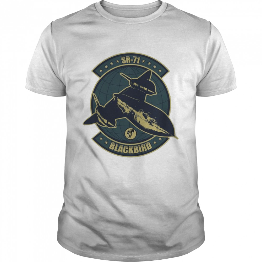 Sr71 Blackbird Patch  Classic Men's T-shirt