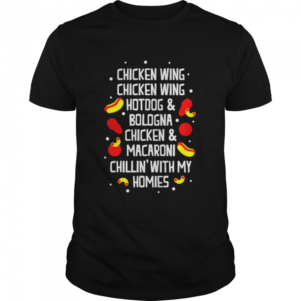 Chicken Wing Chicken Wing Hotdog And Bologna Chicken And Macaroni shirt Classic Men's T-shirt