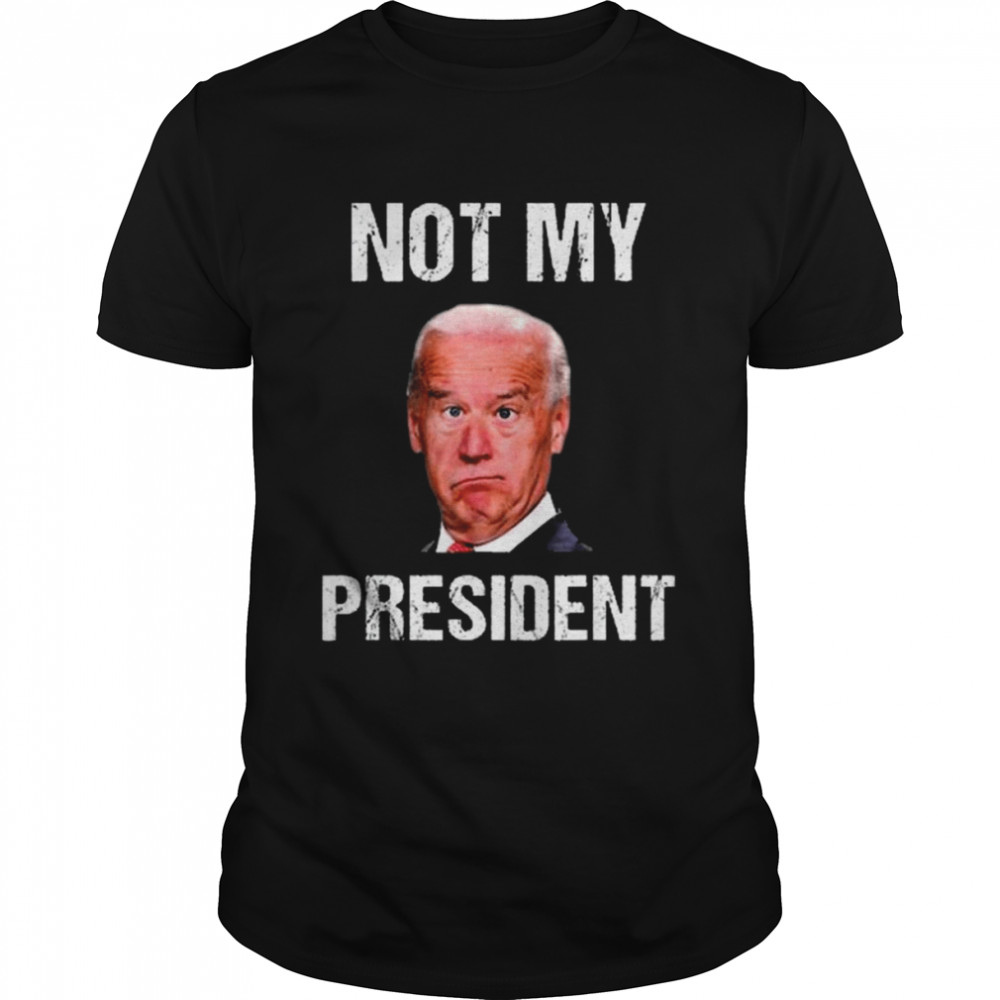 Pro Trump 2024 not my president anti-biden republican shirt