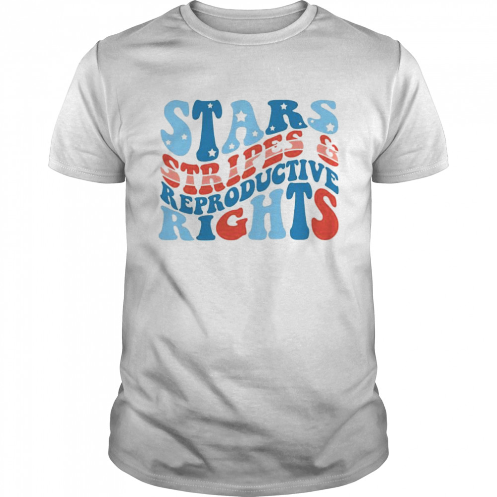 Stars Stripes and Reproductive rights unisex T-shirt Classic Men's T-shirt