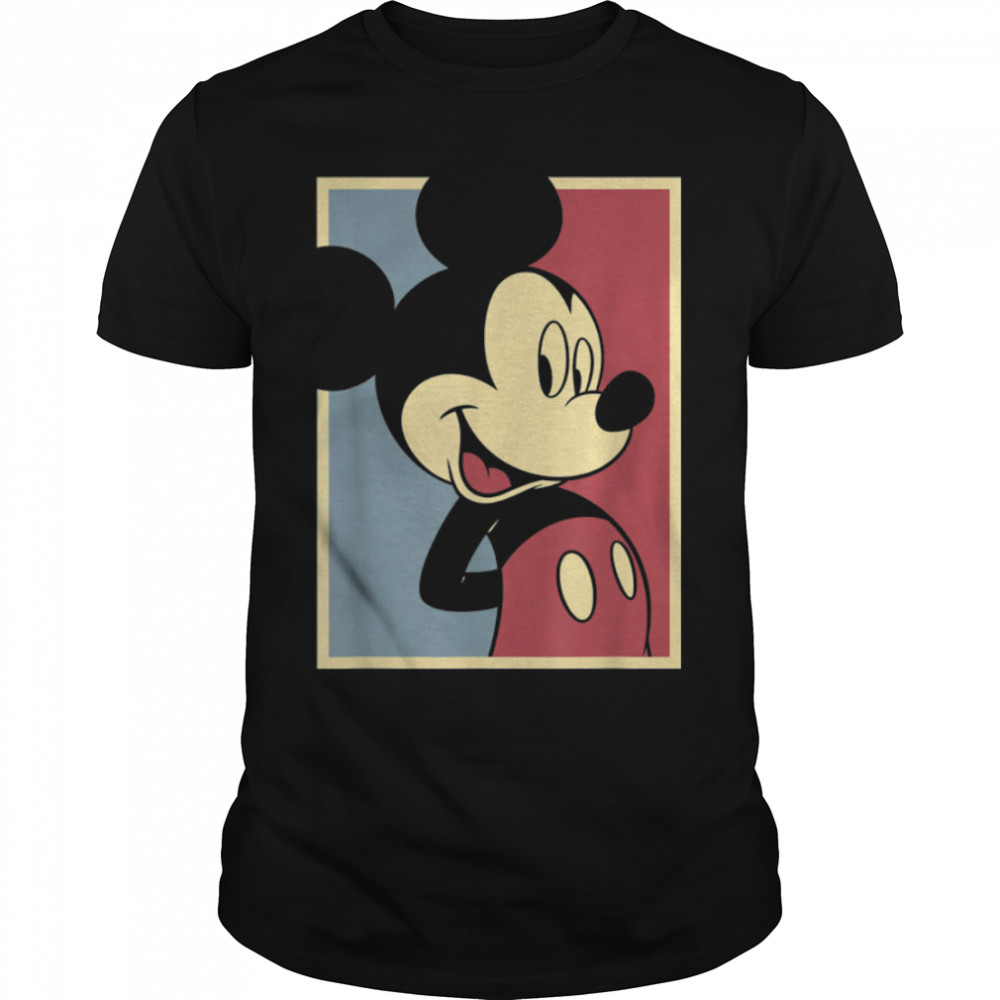 Disney Mickey Classic Mickey Mouse 4th Of July Poster T-Shirt B09YGPHLGR