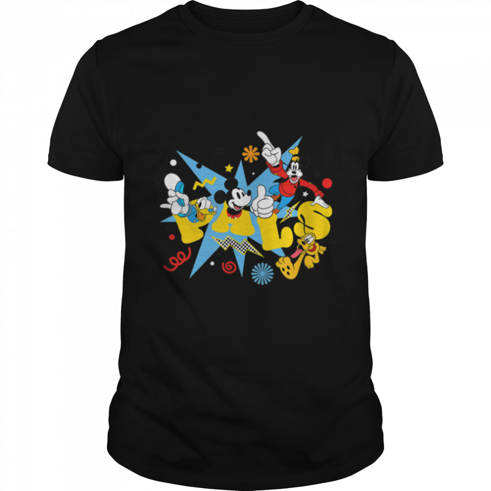 Disney Mickey Donald Goofy and Pluto Pals T- B09Y2HW871 Classic Men's T-shirt