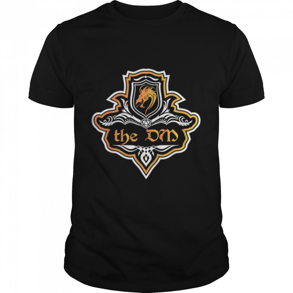 DM - Master of the Dungeons & RPG Dragons T- B09SGS3ZTR Classic Men's T-shirt