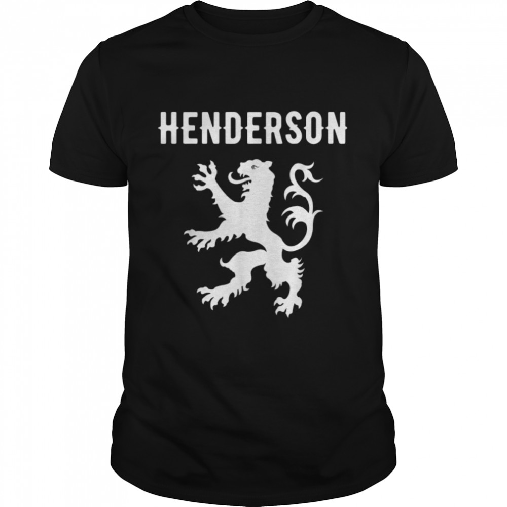 Henderson Clan Scottish Family Name Scotland Heraldry T-Shirt B0B4TCPXXN