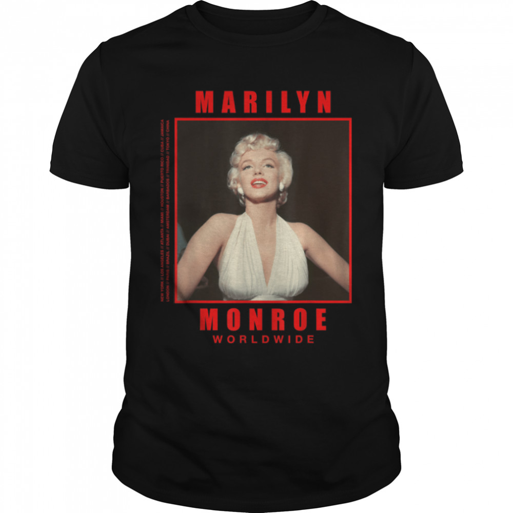 Marilyn Monroe Worldwide T-Shirt B07NJQKQYM