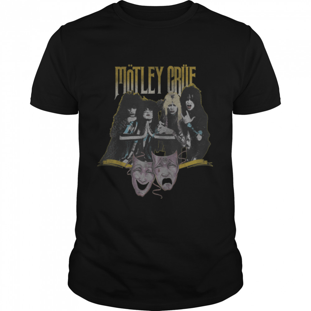 Mötley Crüe - Theatre Vintage T- B07Z5L4T2W Classic Men's T-shirt