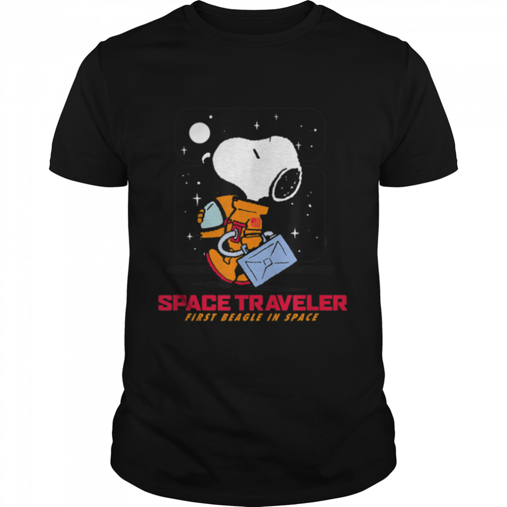 Peanuts Space Traveler Snoopy T-Shirt B07SK4V18X
