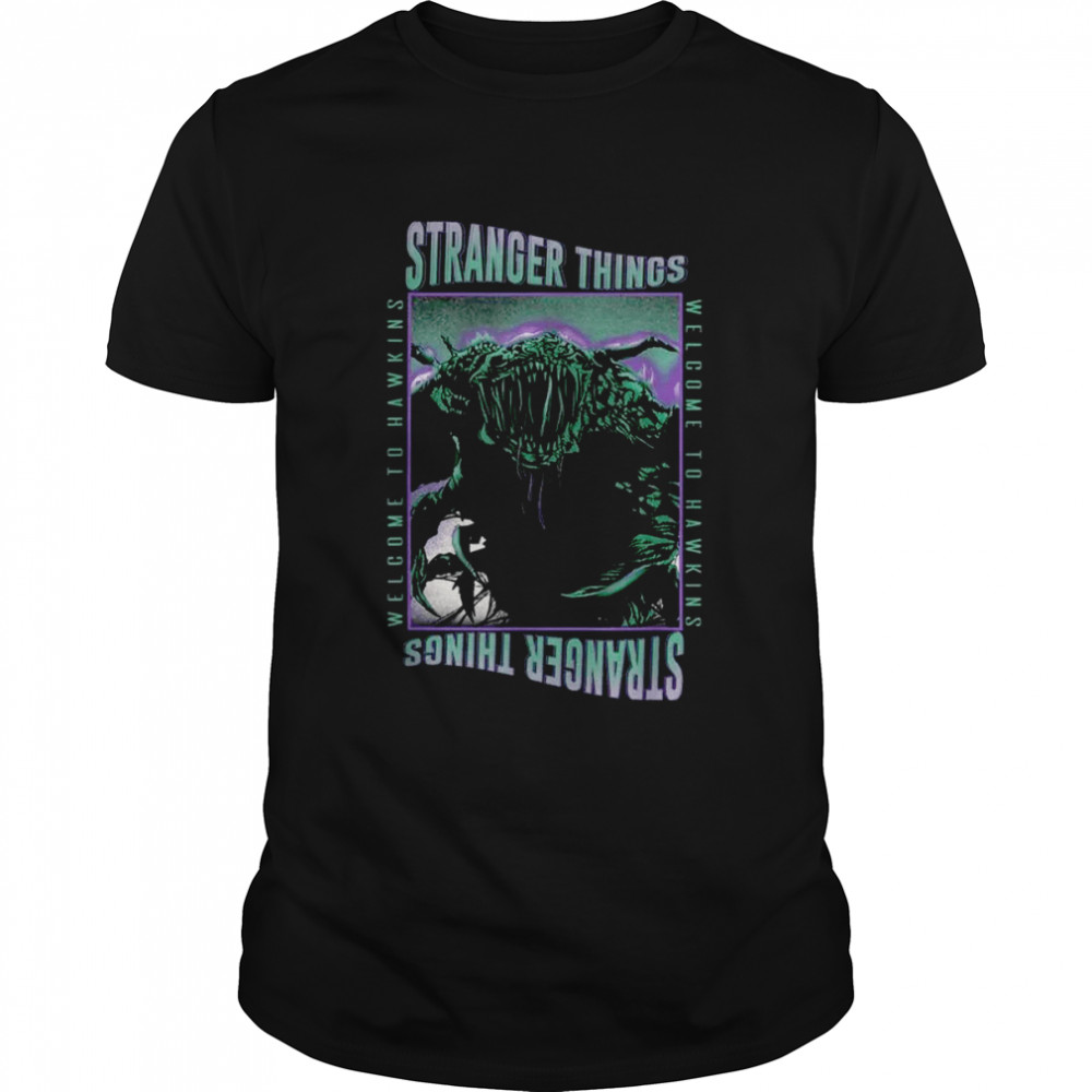 Netflix Stranger Things Welcome To Hawkins Demogorgon Shirts